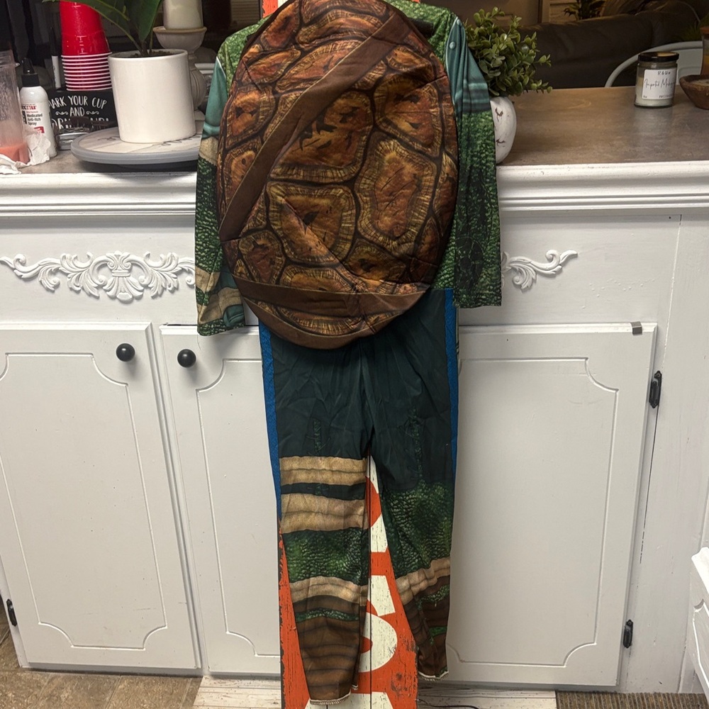 Kids Ninja Turtle Costume - Green and Brown